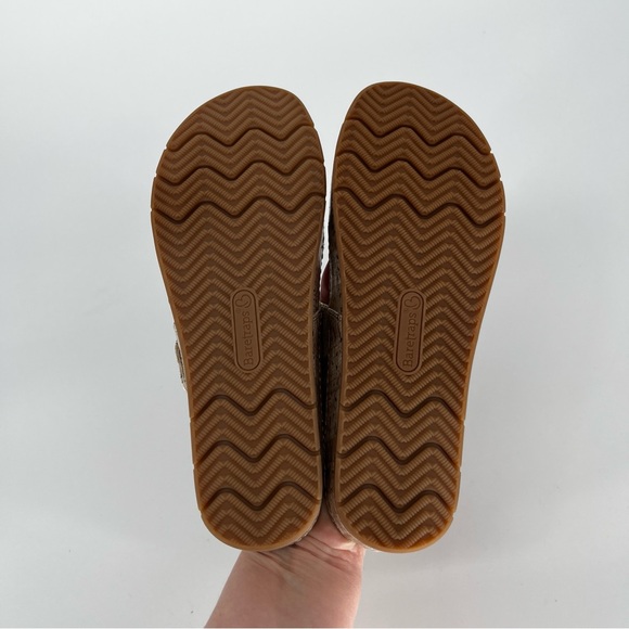 Baretraps Wisteria Slide Sandals Cream Cork Textured Comfort - Size 6.5 - Picture 10 of 13